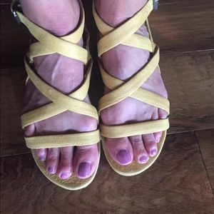 Anthropologie Naya strappy leather sandals